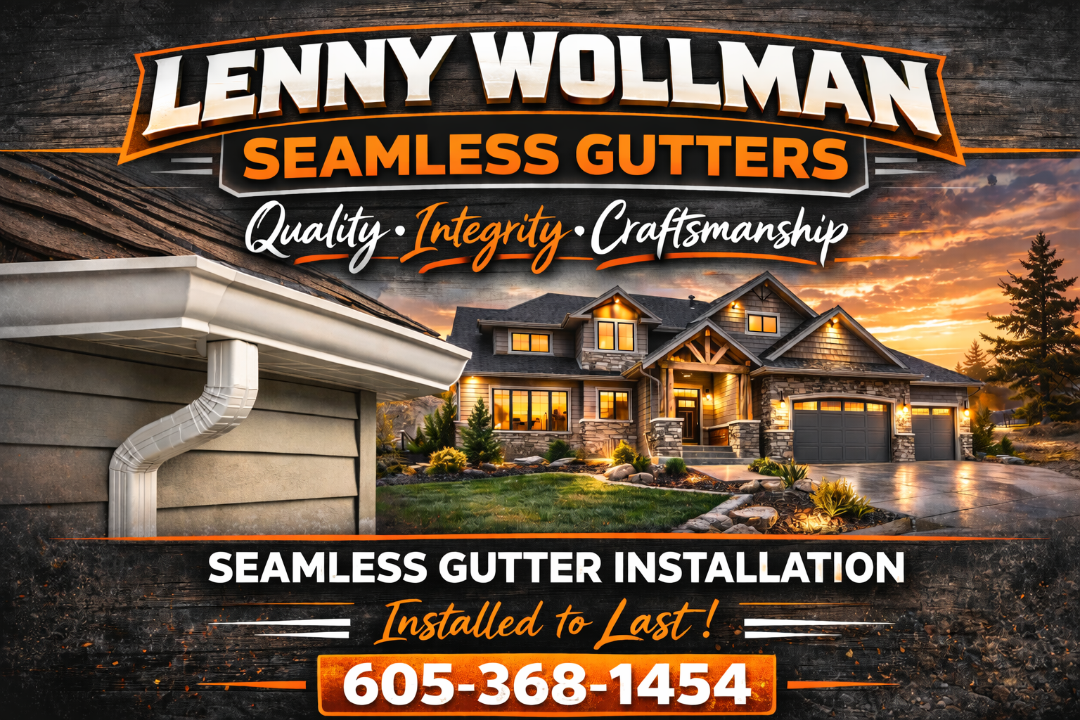 Lenny Wollman Construction - Sioux Falls Seamless Gutters