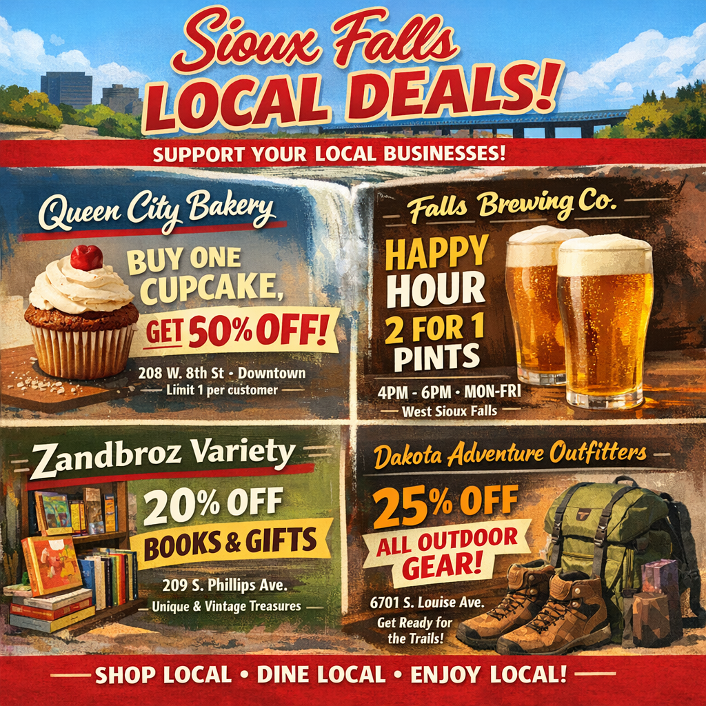 Exclusive Deals and Discounts from Sioux Falls Local Businesses